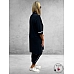 Only-M Sporty Travel Pique Broek 7/8 Navy/Piping